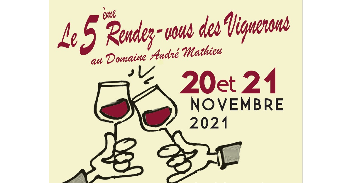 5ème édition du salon « Le Rendez-vous des Vignerons » au Domaine André Mathieu à Châteauneuf du Pape